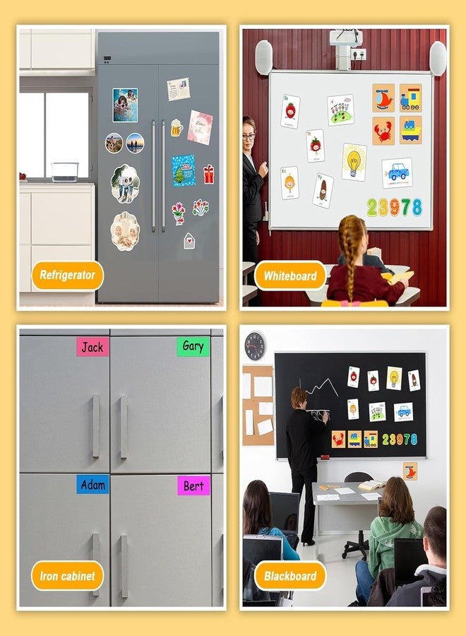 bvslf 12x12 inch | 1 mm thick | Set of 1 | Self Adhesive Magnetic Sheet | Sheet with Adhesive Backing for Craft Photo Fridge Artwork Magnet, Peel and Stick magnetic Sheet, Not for Heavy object - Image 4